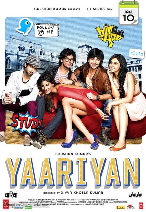 YAARIYAN (2014) con SHARMA DEV + Jukebox + Mashup + Sub. Español + Online Yaariyan-indian-movie-poster