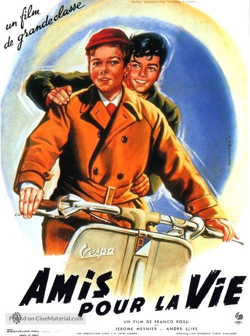 Amici Per La Pelle 1955 French Movie Poster