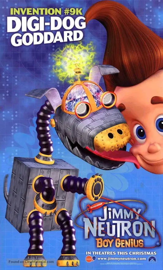 Jimmy Neutron Boy Genius movie poster