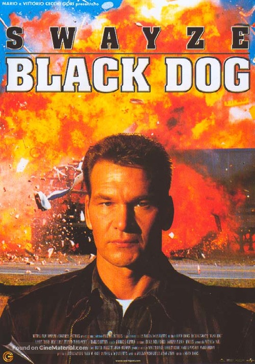 Black Dog Italian movie poster