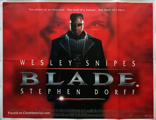 Blade 1998 movie poster ile ilgili görsel sonucu