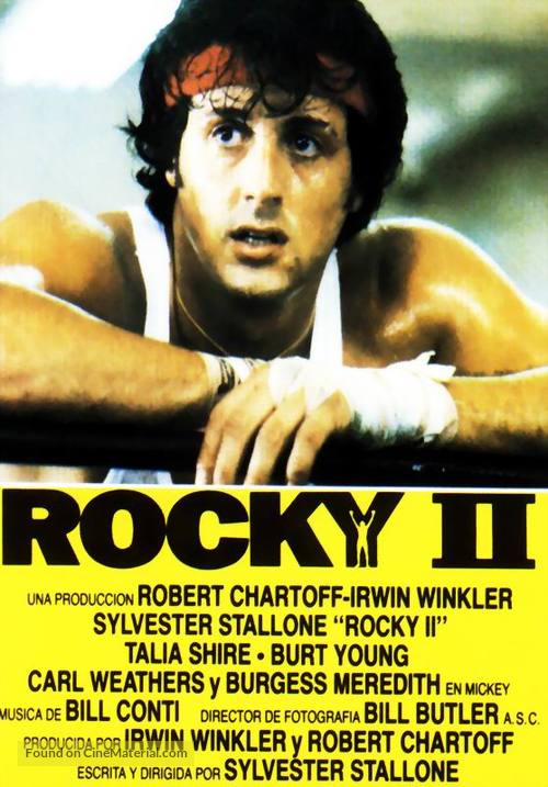 Image result for rocky II poster