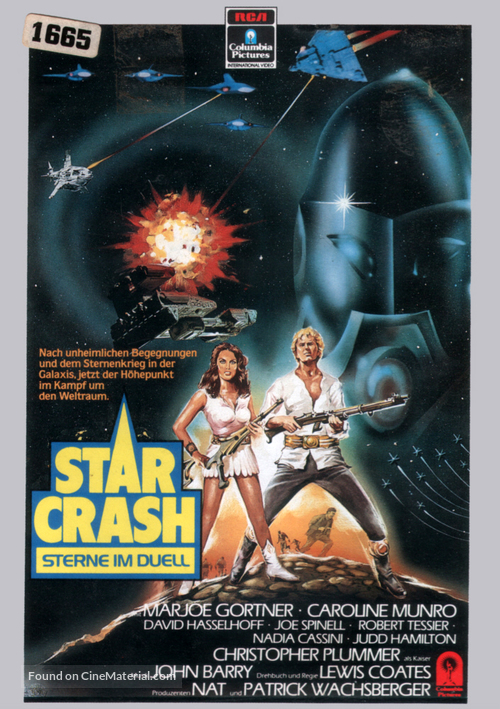 Starcrash 1978 German Movie Poster - 