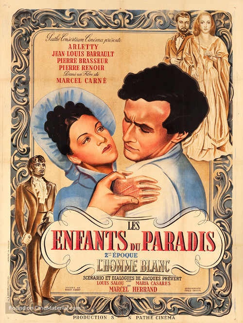  Les enfants  du paradis French movie poster 