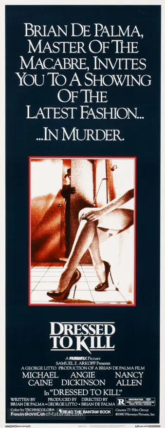 Dressed to Kill (1980) movie poster