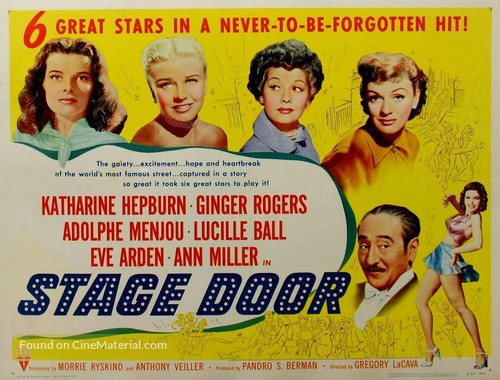 Stage Door 1937 Movie Poster