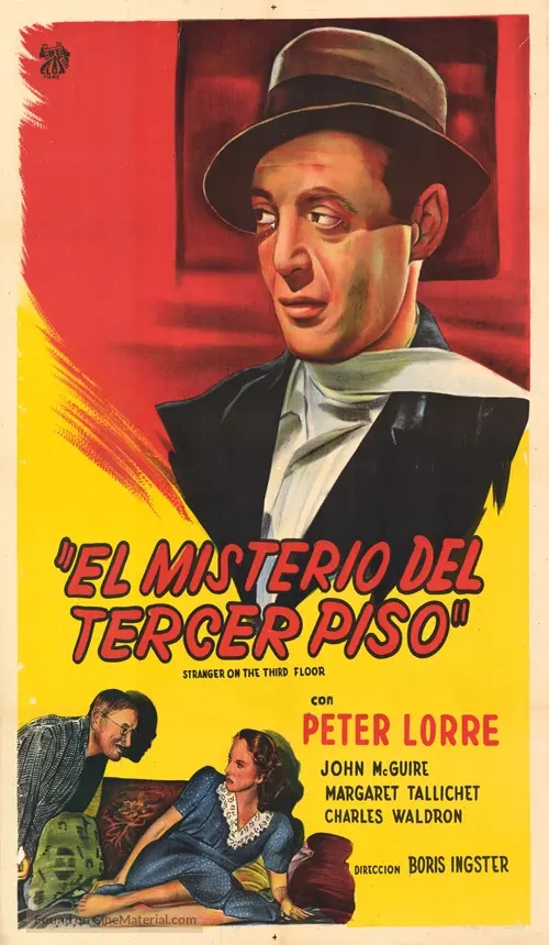 Stranger On The Third Floor 1940 Spanish Movie Poster
