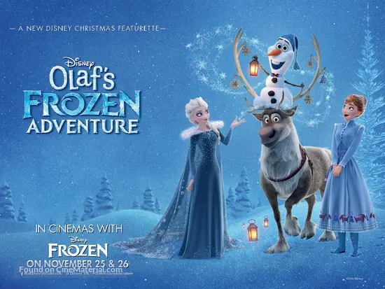 Olaf's Frozen Adventure British movie poster