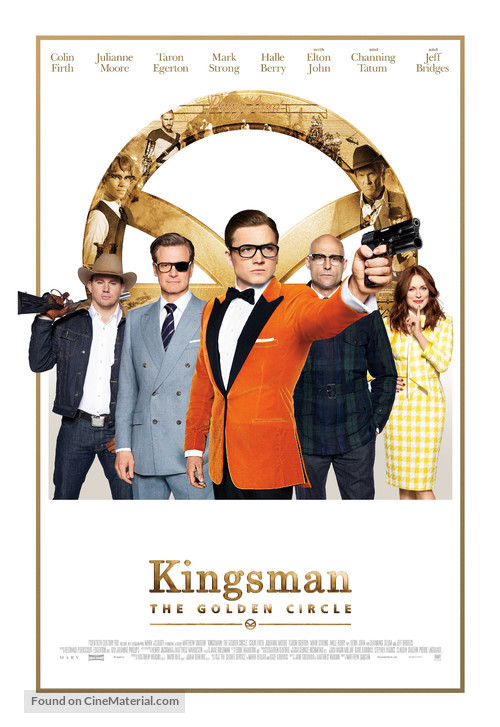 Kingsman The Golden Circle British Movie Poster