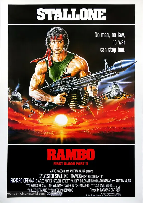 1985 Rambo: First Blood Part II 1985 Rambo: First Blood Part II