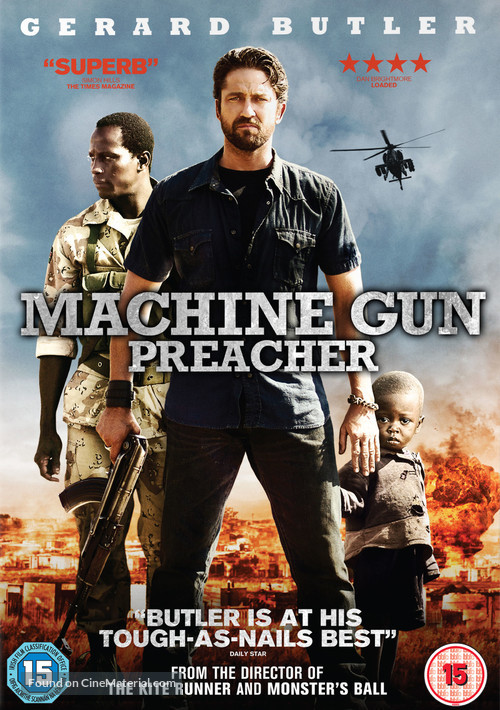 Machine Gun Preacher (2011) Dvd Movie Cover