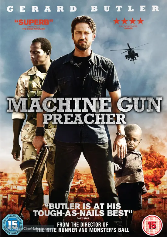 Machine Gun Preacher (2011) Dvd Movie Cover Machine Gun Preacher (2011) Dvd Movie Cover