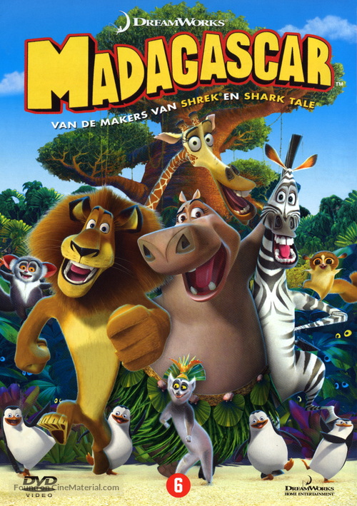 Madagascar Dutch movie cover