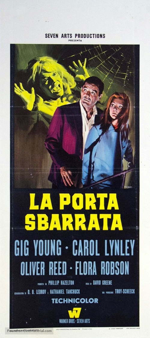 The Shuttered Room 1967 Italian Movie Poster
