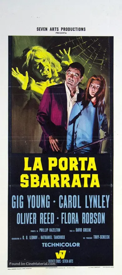 The Shuttered Room 1967 Italian Movie Poster
