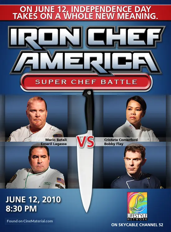 "Iron Chef America The Series" (2005) movie poster