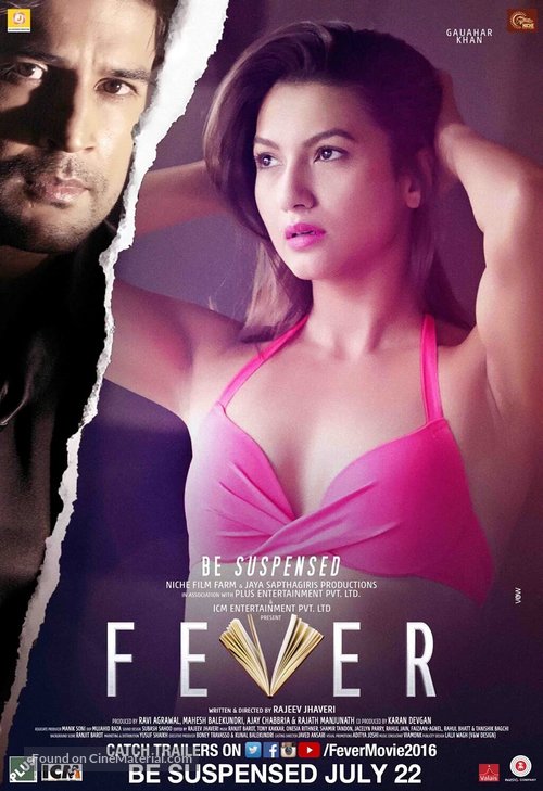 FEVER (2016) con Rajeev Jhaveri + Jukebox + Sub. Español + Online Fever-indian-movie-poster