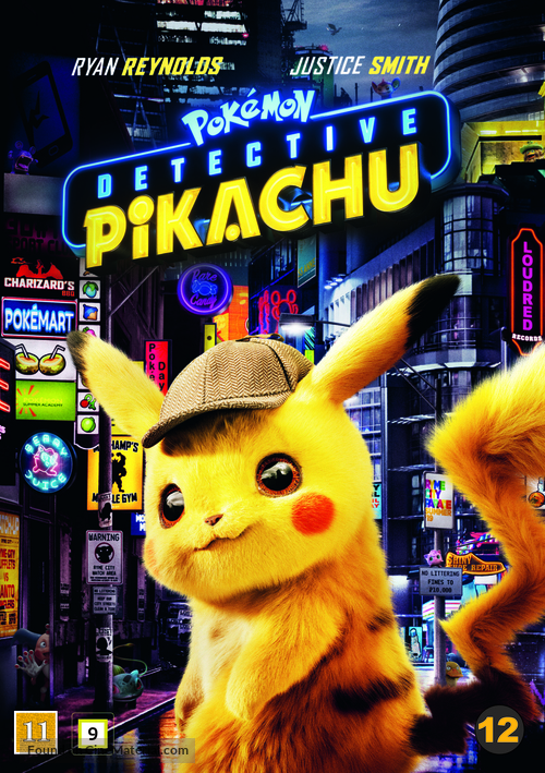 Pokémon Detective Pikachu 2019 Danish Dvd Movie Cover