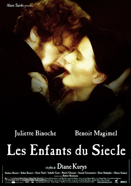 Les Enfants Du Siècle 1999 French Theatrical Movie Poster - 