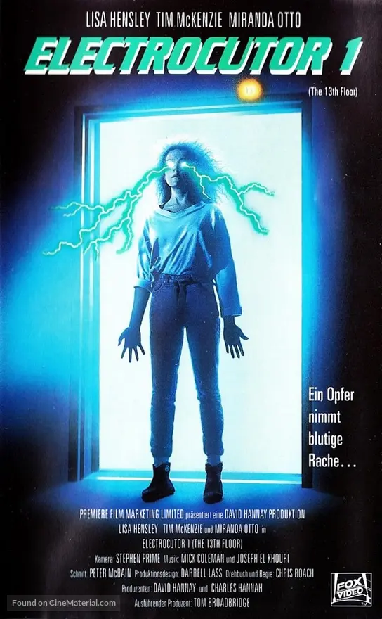 The 13th Floor 1988 German Vhs Movie Cover