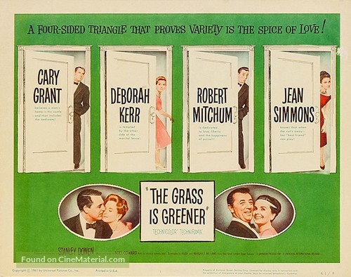 The Grass Is Greener 1960 Movie Poster