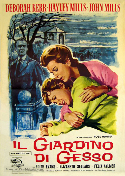 The Chalk Garden 1964 Italian Movie Poster