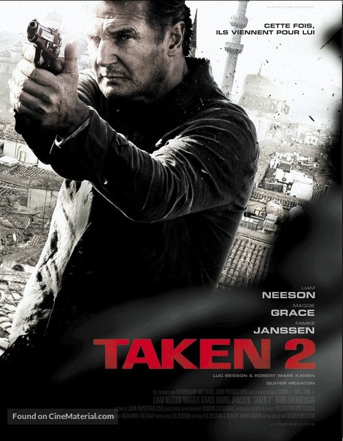 Taken 2 (2012) French movie poster
