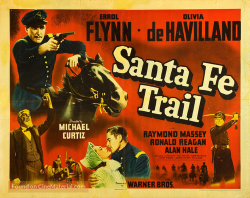 Image result for The Santa Fe Trail (1940) poster