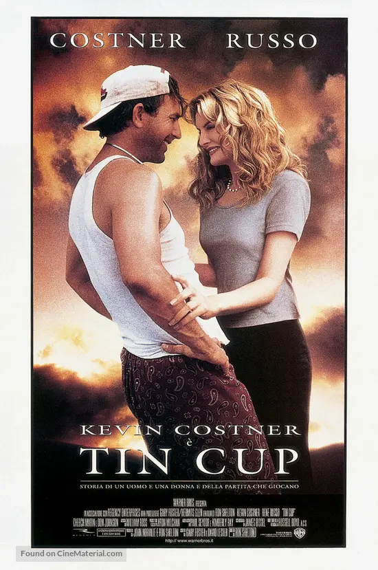 Tin Cup (1996) Italian movie poster