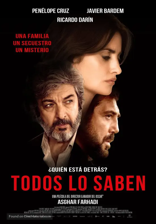 Todos lo saben Argentinian movie poster