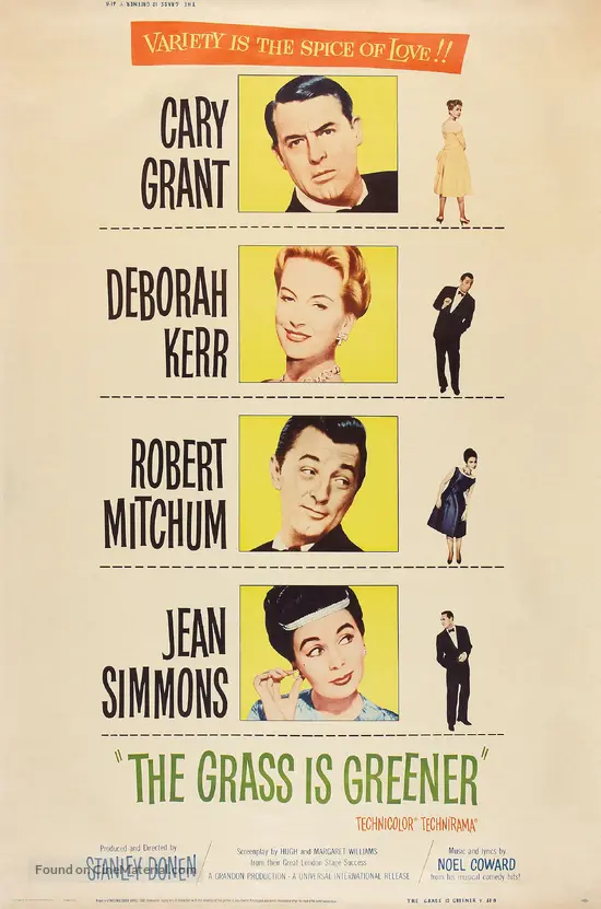 The Grass Is Greener 1960 Movie Poster