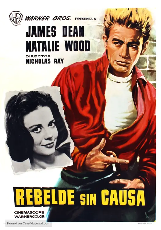 Rebel Without A Cause Spanish Movie Poster