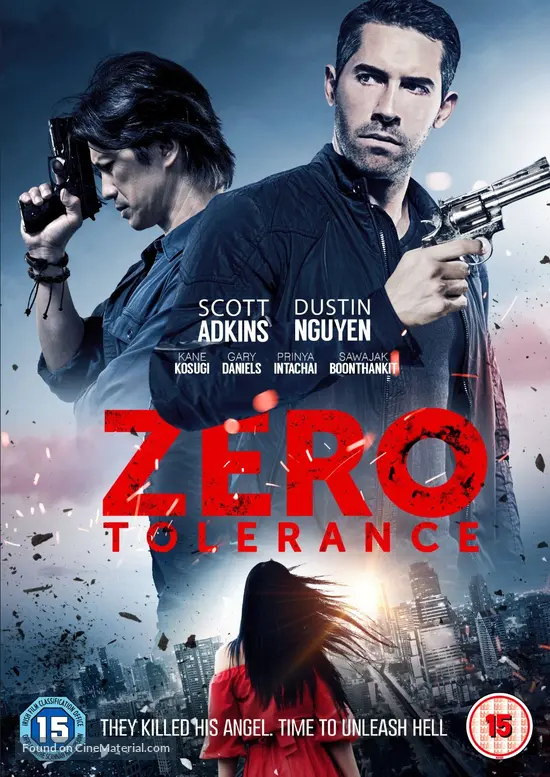 Zero Tolerance (2015) British dvd movie cover
