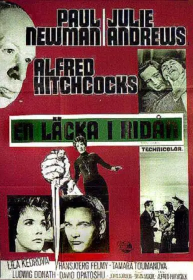 Torn Curtain 1966 Swedish Movie Poster