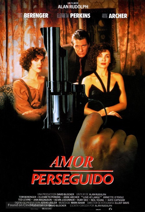 Love at Large (1990) Spanish movie poster