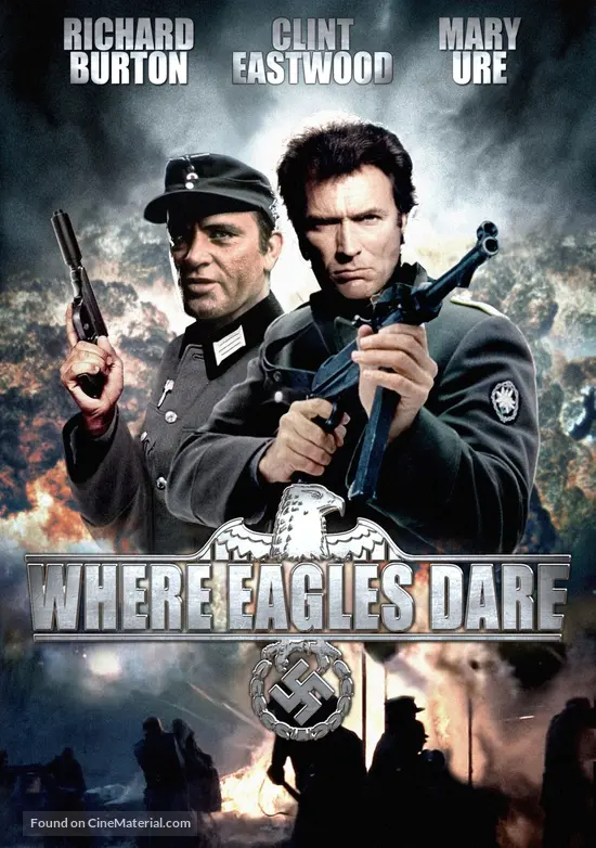 Where Eagles Dare (1968) dvd movie cover