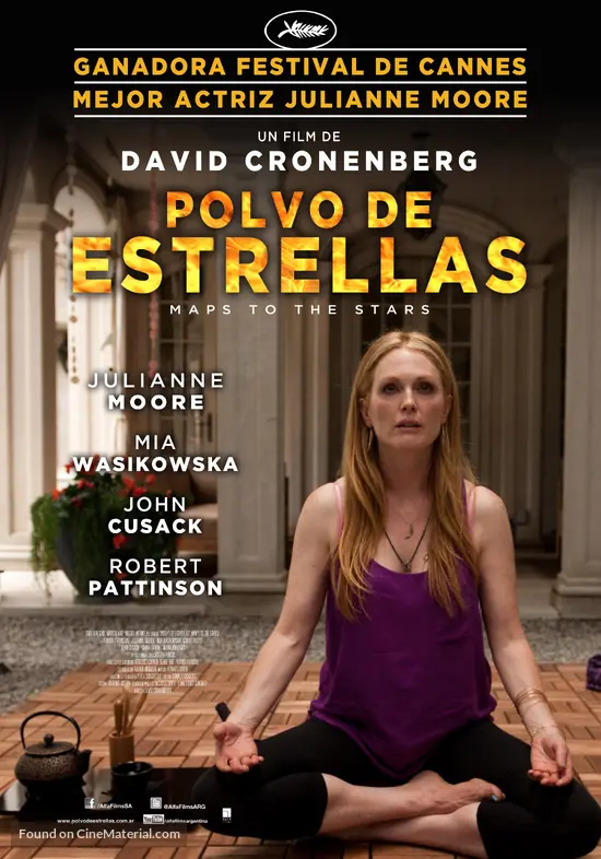 Maps To The Stars 2014 Argentinian Movie Poster Maps To The Stars 2014 Argentinian Movie Poster
