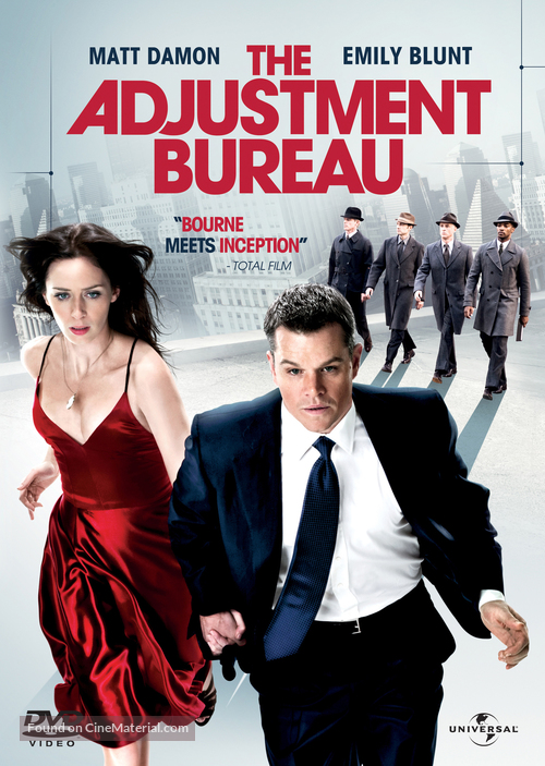 The Adjustment Bureau (2011) British dvd movie cover