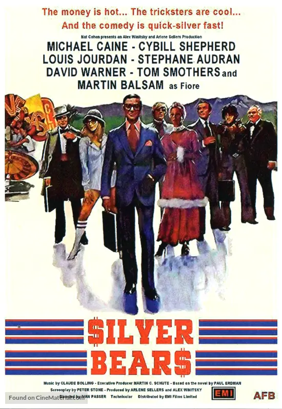 Silver Bears (1977) British movie poster