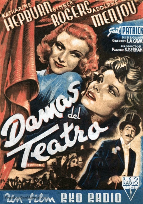 Stage Door 1937 Spanish Movie Poster