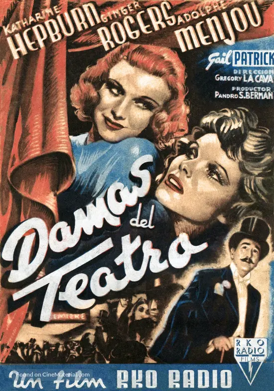 Stage Door 1937 Spanish Movie Poster