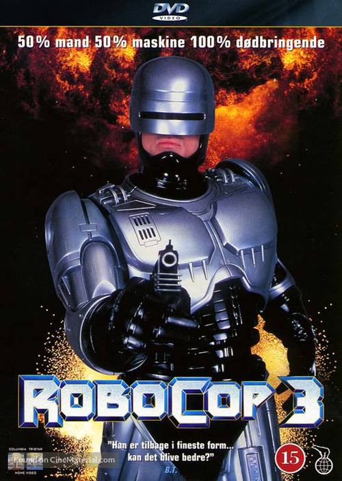 RoboCop 3 Danish dvd cover