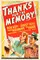 Thanks for the Memory poster thumbnail